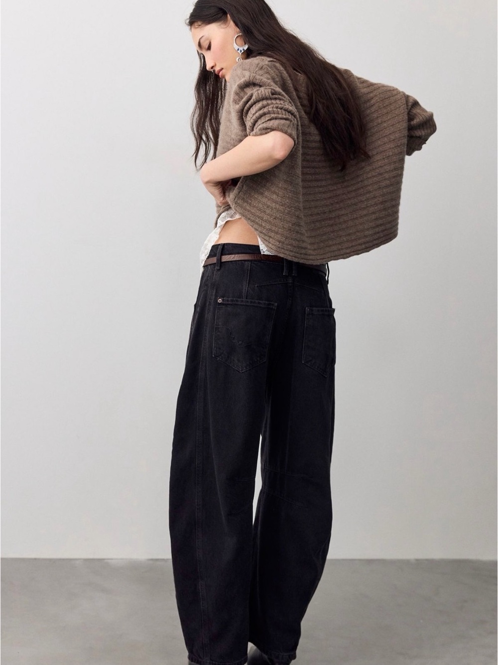 We The Free Good Luck Mid-Rise Barrel Jeans